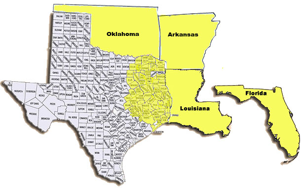 Areas we serve: Fannin County, TX, Bowie 
County, TX, Delta County, TX, Titus County, TX, Dallas County, TX, Wood County, TX, Kaufman County, TX, 
Gregg County, TX, Navarro County, TX, Marion County, TX, Anderson County, TX, Nacogdoches County, TX, 
San Augustine County, TX, Angelina County, TX, Madison County, TX, Tyler County, TX, Walker County, TX, 
San Jacinto County, TX, Montgomery County, TX, Waller County, TX, Orange County, TX, Louisiana, Lamar County, tex, 
Collin County, tex, Hopkins County, tex, Morris County, tex, Rockwall County, tex, Harrison County, tx, Van
 Zandt County, tx, Rusk County, tx, Henderson County, tx, Limestone County, tx, Cherokee County, tx, Falls 
 County, tx, Sabine County, tx, Milam County, tx, Trinity County, tx, Jasper County, tx, Brazos County, tx, 
 Burleson County, tx, Liberty County, tx, Harris County, tx, Chambers County, Texas, Florida, Red River 
 County, Texas, Hunt County, Texas, Franklin County, Texas, Cass County, Texas, Rains County, Texas, Ellis 
 County, Texas, Smith County, Texas, Harrison County, Texas, Panola County, Texas, Freestone County, Texas, 
 Shelby County, Texas, Leon County, Texas, Houston County, Texas, Robertson County, Texas, Polk County, 
 Texas, Newton County, Texas, Grimes County, Texas, Washington County, Texas, Hardin County, Texas, 
 Jefferson County, Texas, Galveston County, Texas, Vermont